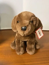 Douglas Cuddle Toys Chocolate Lab 12" Plush Stuffed Animal-NWT. B-10