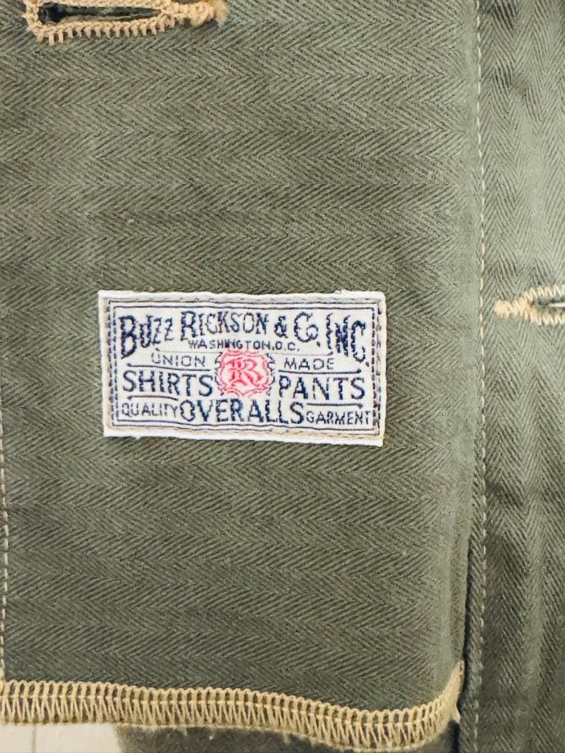 Buzz Rickson's USMC Utility Jacket Herringbone Co… - image 15