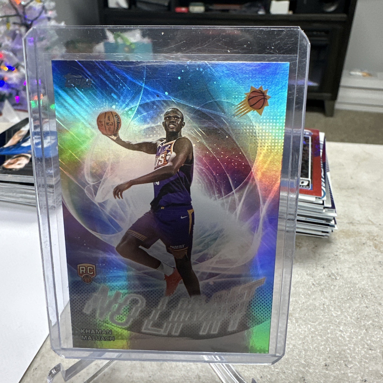 2025-26 Topps - No Limit Khaman Maluach #NL-10 Rainbow Foilboard (RC)