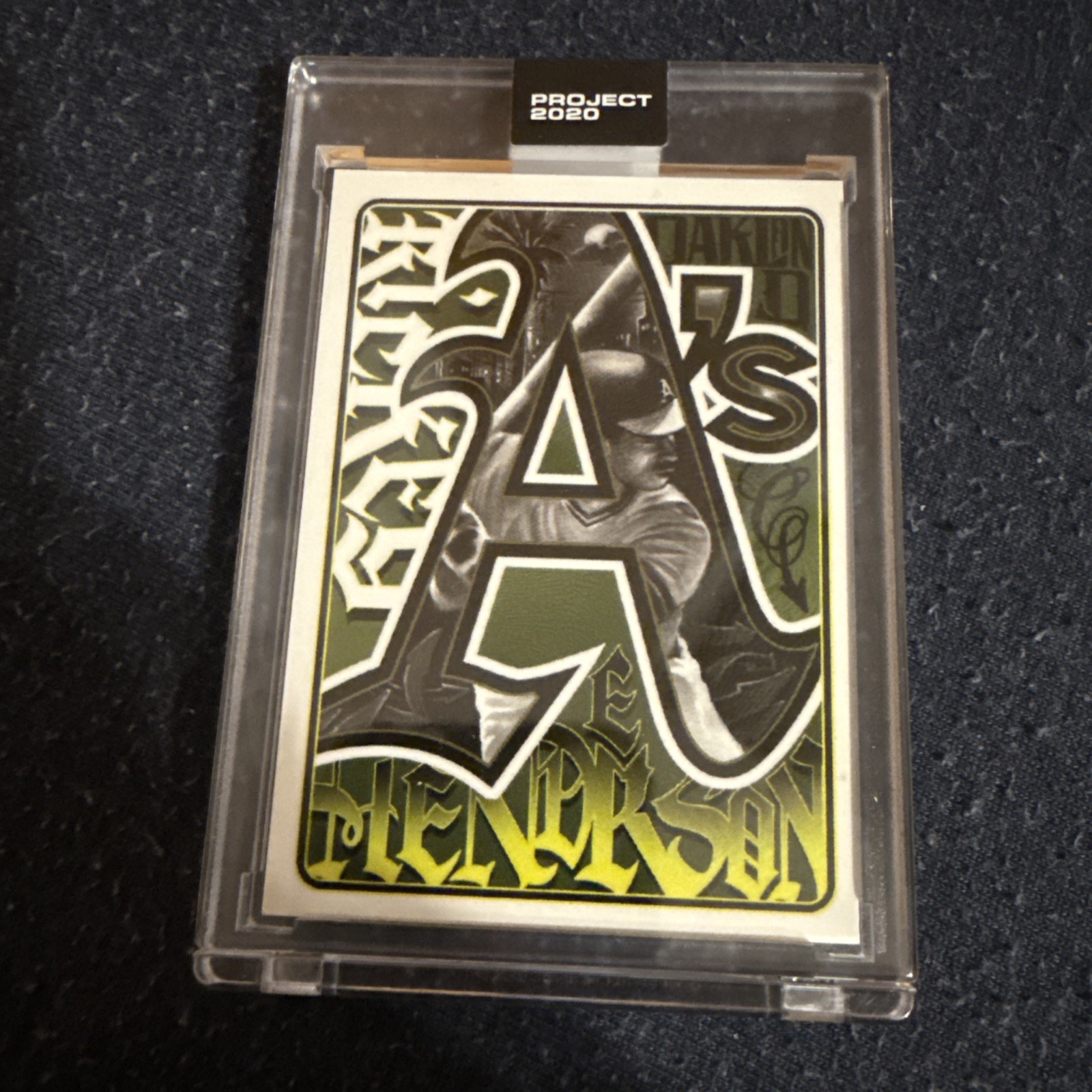  Topps Project 2020 - 1980 Topps Rickey Henderson #153 Mister Cartoon /5155