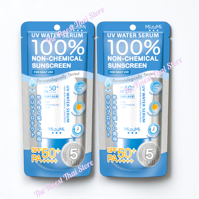 MizuMi UV Water Serum, Non-Chemical Sunscreen for Daily Use SPF50