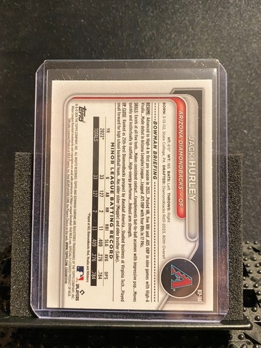 Jack Hurley 2024 Bowman Chrome Mini-Diamond Refractor - Diamondbacks - Picture 2 of 2