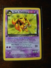 Pokémon TCG Dark Kadabra Team Rocket 39 Regular 1st Edition Uncommon