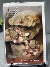 Annies Simply Beads Kit Layered Copper Necklace  Earrings Jewelry Making Set