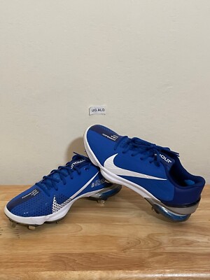 Nike Force Zoom Mike Trout 7 Royal/White Baseball Cleats Size Mens