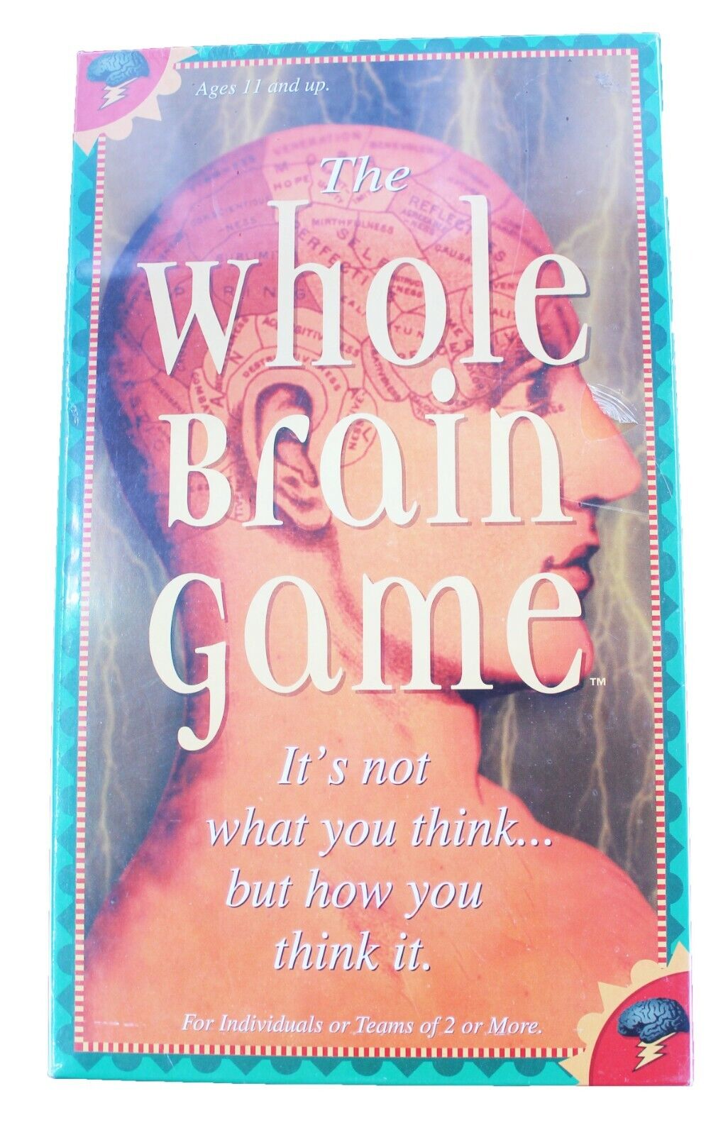 NEW The Whole Brain Game Creative Mind Games 1999 Ages 11 and up