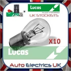 10x (TEN) PACK ORIGINAL LUCAS LLB380 12v 21/5 W BAY15D BRAKE/TAIL LIGHT BULB 380