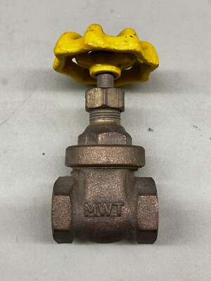 MWT 1/2'' Brass Bronze Gate Valve Threaded 125 S 200 WOG