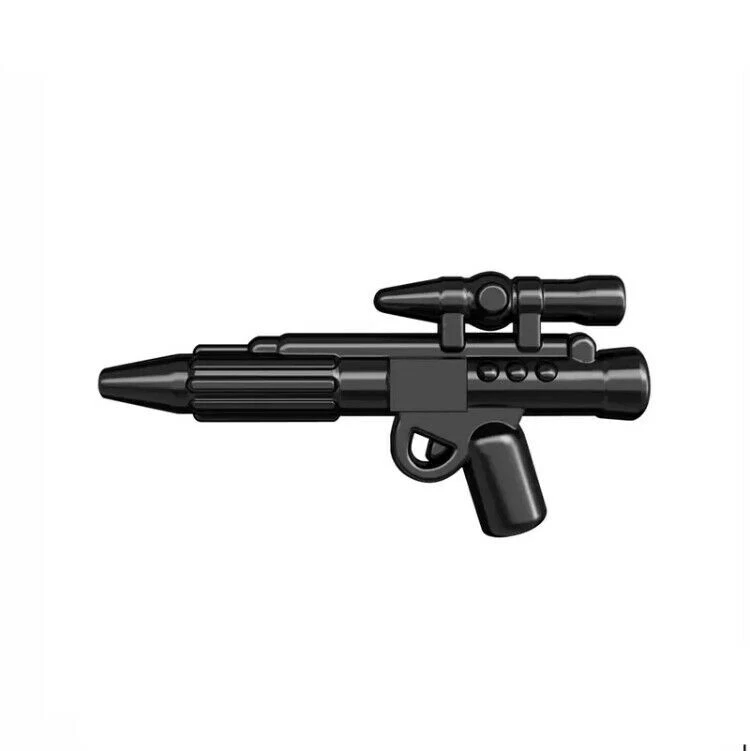 MARKENLOS 10x Star Wars Custom Waffen Blaster DH-17 Rebellen Rebels Schwarz Klemmbausteine