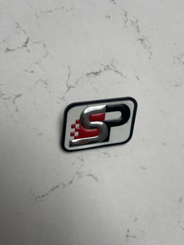 Very Rare Genuine Peugeot SP Sport Mesh Grille Badge 107 206 407 - Picture 2 of 3