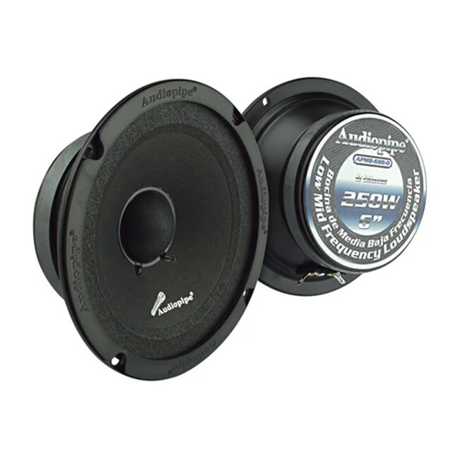 4 Pairs Audiopipe APMB-6SB-D 6-6" Car Audio Loudspeakers Sealed Back 8 Pieces