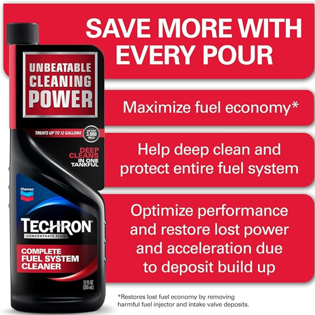 Chevron Techron Concentrate Plus Fuel System Cleaner, 12 oz, Pack of 1 eBay