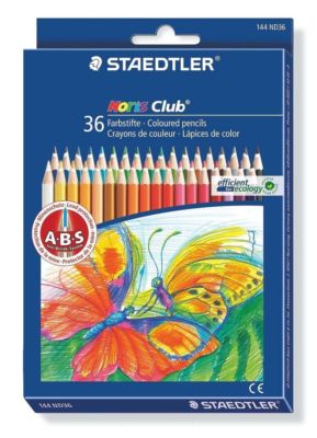 Staedtler Noris Club Colored Pencils, 36 Colors (144ND36)