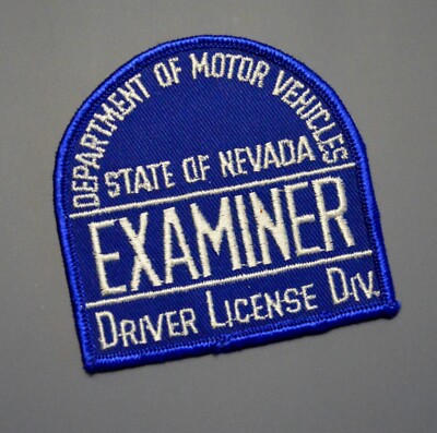 Nevada DMV Driver License Examiner Patch ++ Mint NV