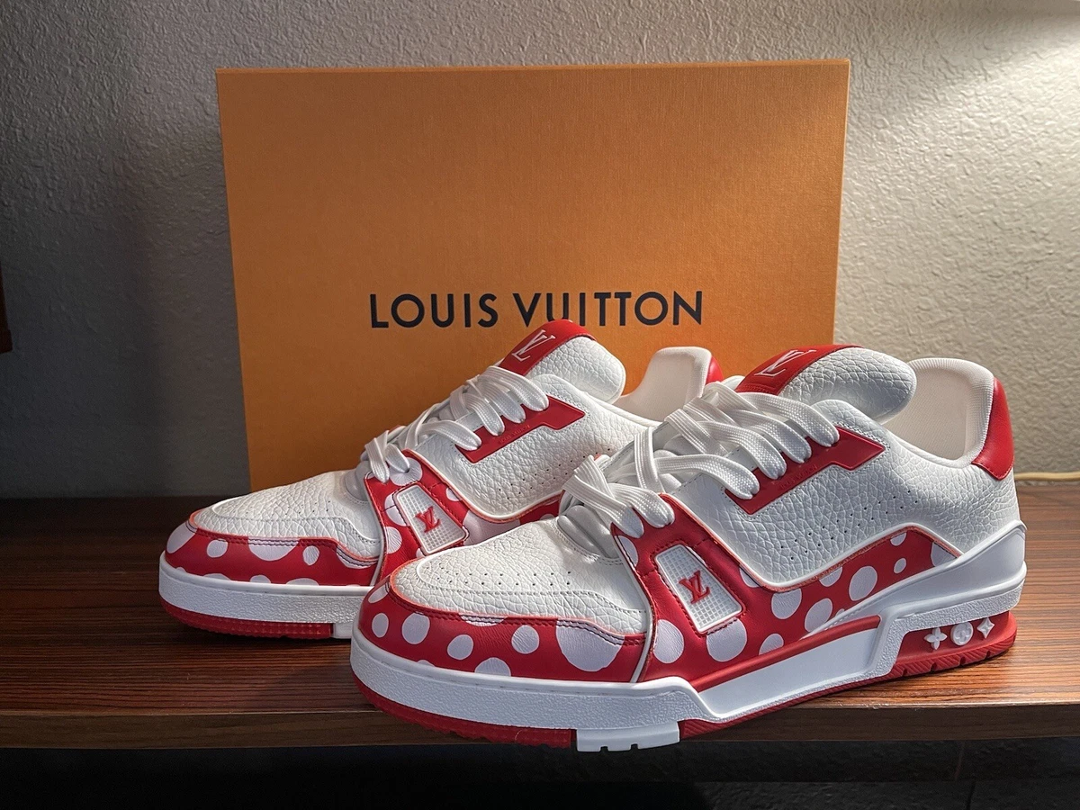 Louis Vuitton LV Trainer Sneaker Red. Size 10.0