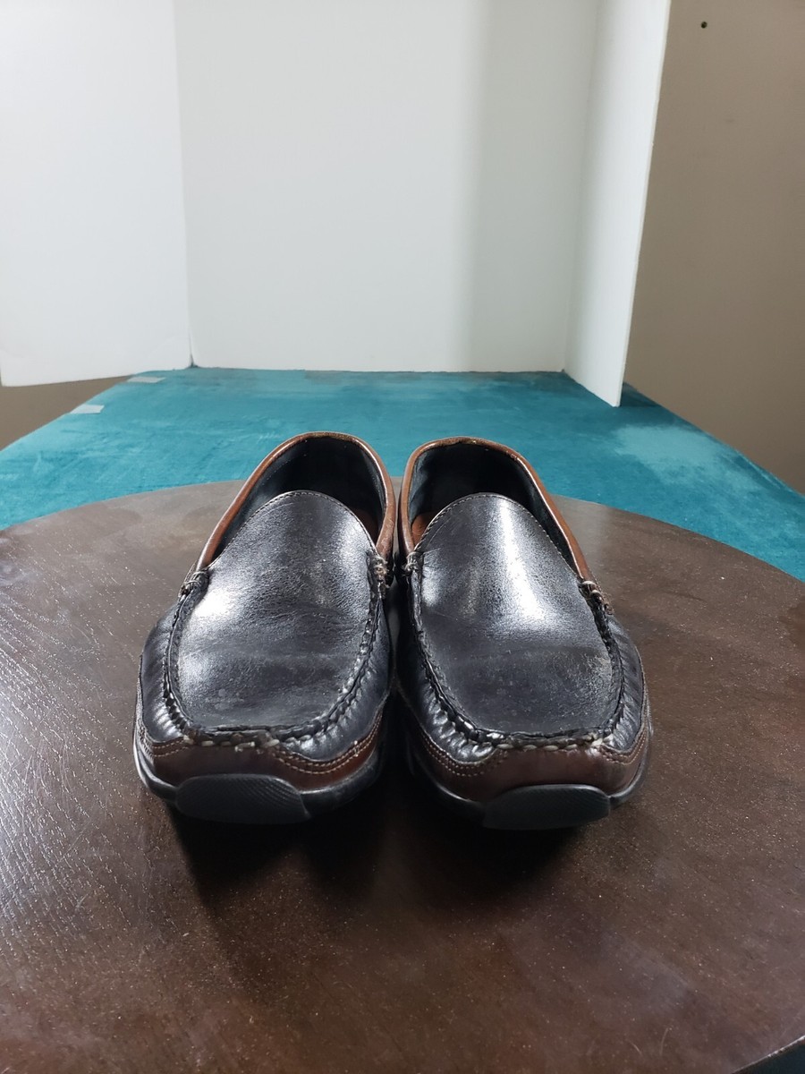 Allen Edmonds Boulder Loafers Sz 8 D Mens Black Slip On  display picture 2