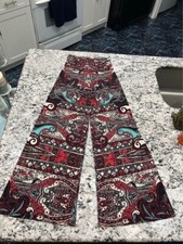BOHO Wide Leg Pants Sz M  