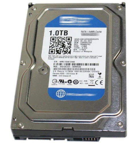 compatible WD 1TB WD10EZEX 7200RPM SATAIII 6.0Gb/s 3.5" Desktop HDD Hard Drive - Picture 1 of 3