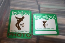 David Bowie - 2x unused Backstage Pass - FREE POSTAGE - Glass Spider #9