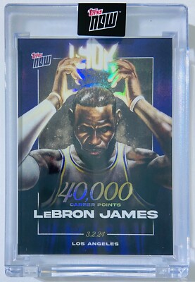 LeBron James - Topps Now 40,000 Career Points #LJ-40K