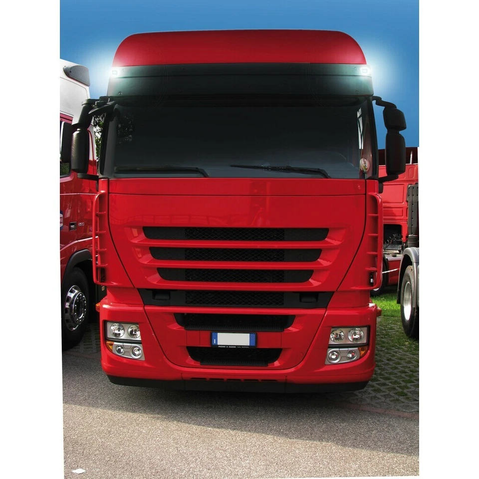 Juego De 10 Luces De Contorno LED Para Camiones, 12/24 V - Blanco - Imagen 2 de 3