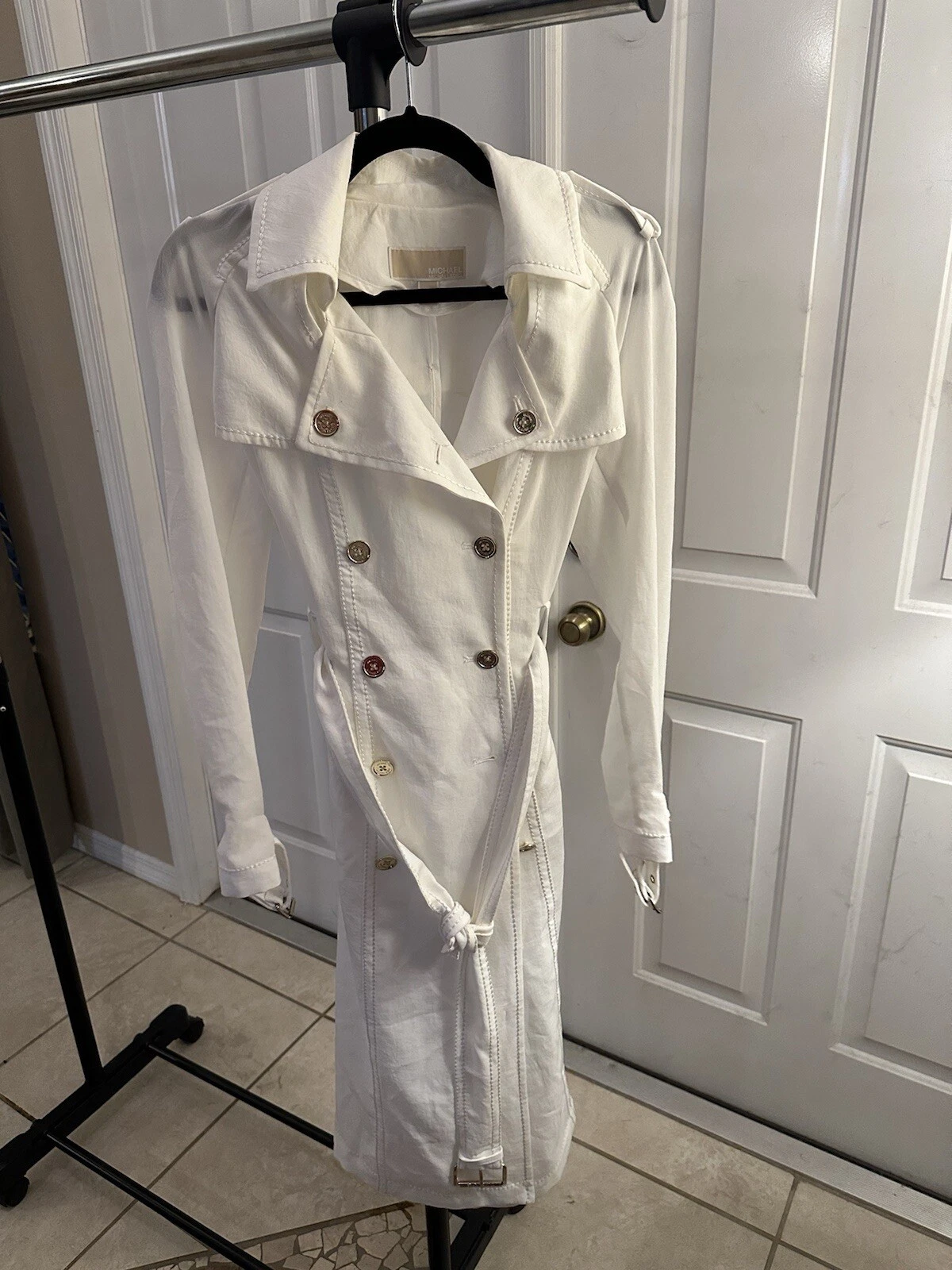 MICHAEL Michael Kors trench bianco trasparente piccolo