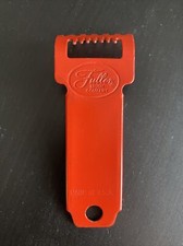 Vintage Fuller Brush Company Orange Metal Brush / Scraper / Rake 4 1/2" USA Made