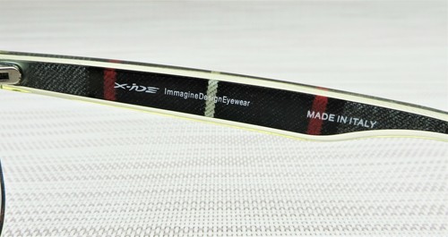 Monturas de gafas de vástago X-IDE Mod 51-19 140 hechas en Italia - Imagen 8 de 8