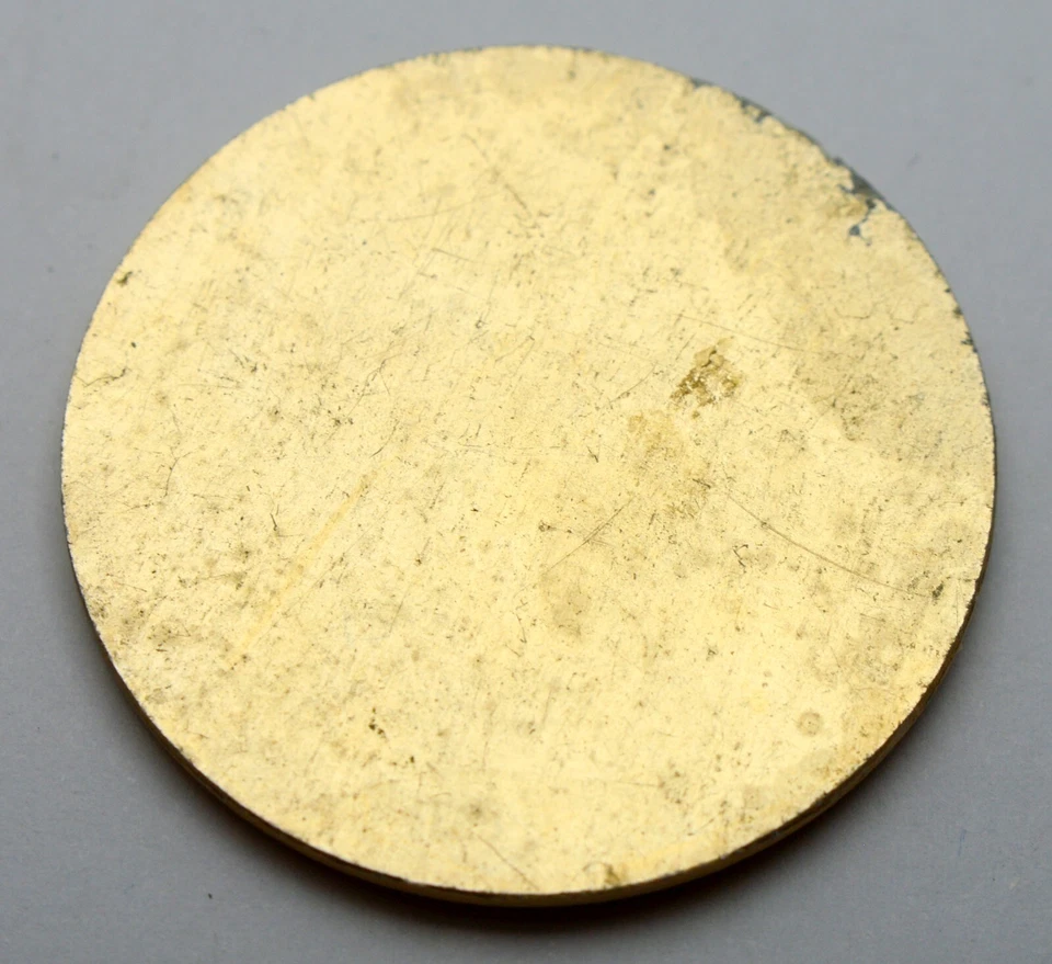 MEDALHA DE TÊNIS DE MESA RÚSSIA URSS ''CULTURA SOVIÉTICA'' PRÊMIO JORNAL MOSCOU 1988 - Imagem 2 de 2