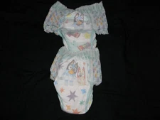 4  Pampers easy-ups 6t-7t (Bluey) Made to fit 32 in waist.