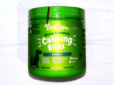 ZESTY PAWS CALMING BITES 90 TURKEY FLAVOR SOFT CHEWS 02/2025