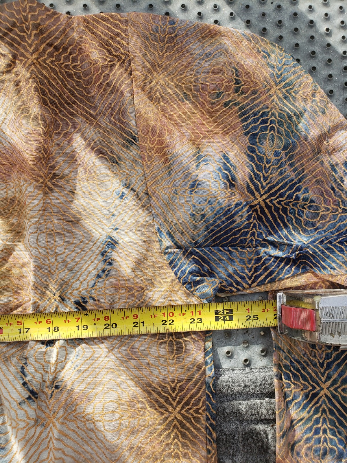 Hormesis Paintball brown TAN TIE DYE camo Gold Waves PULLOVER top and