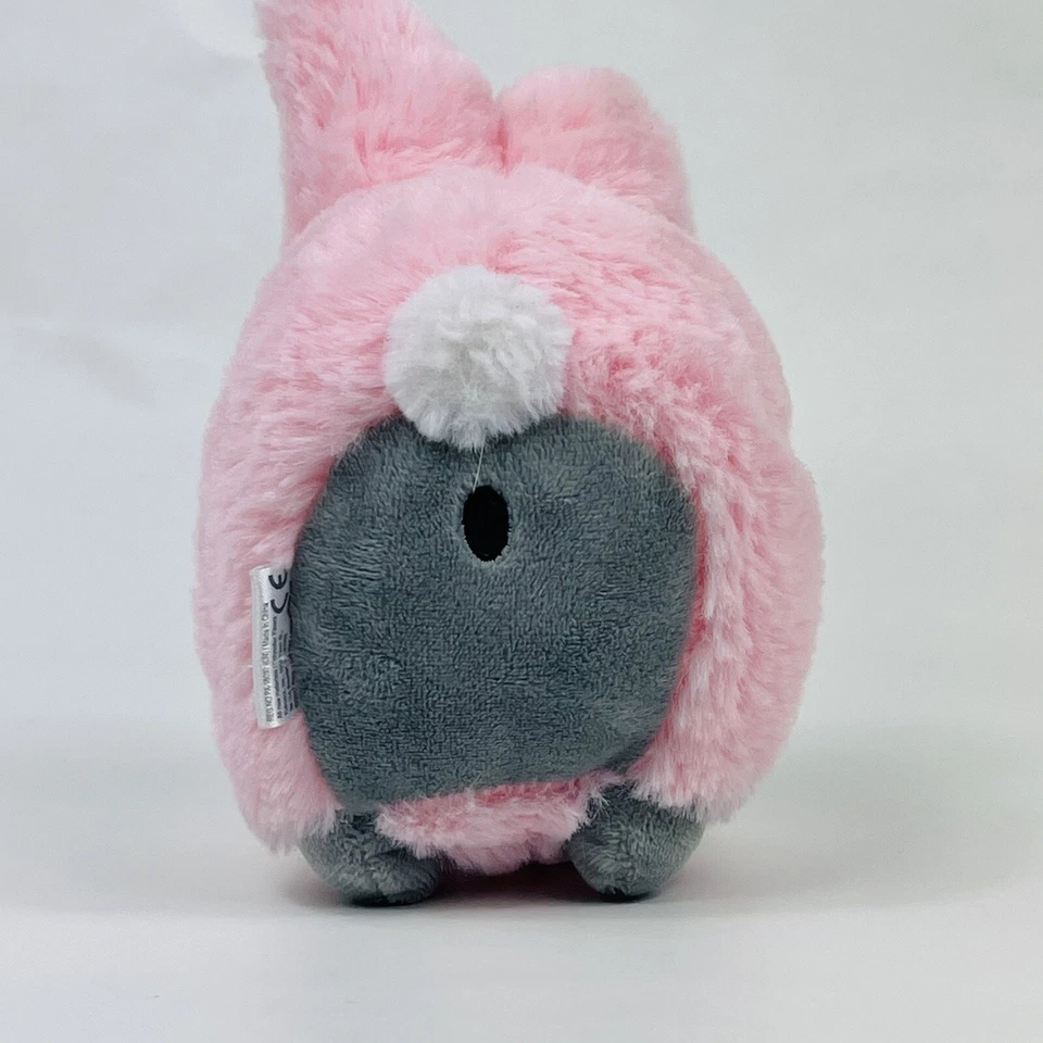 Kidrobot x Kozik Litton 5” Small Pink Springtime Bunny Plush 2017 Gray Face Toy - Image 4 of 4