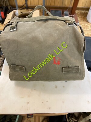 Vintage Vietnam Era Dated 1961 US Army Military canvas sling bag