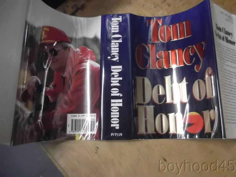 Debt of Honor by Tom Clancy.-SIGNED BY TOM CLANCY, FIRST EDITION IN THE DJ - Image 4 of 4