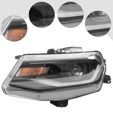 Left Headlamp Driver Side Headlight For 2016-2022 Chevy Camaro HID Xenon LH US