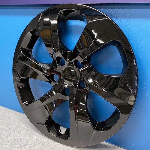 2019-2025 Toyota RAV4 LE # 539-17BLK 17" GLOSS BLACK Hubcaps Wheel Covers SET/4 - Picture 4 of 7