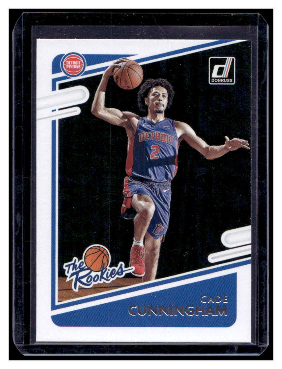 2021-22 Donruss The Rookies #1 Cade Cunningham Rookie INSERT PISTONS
