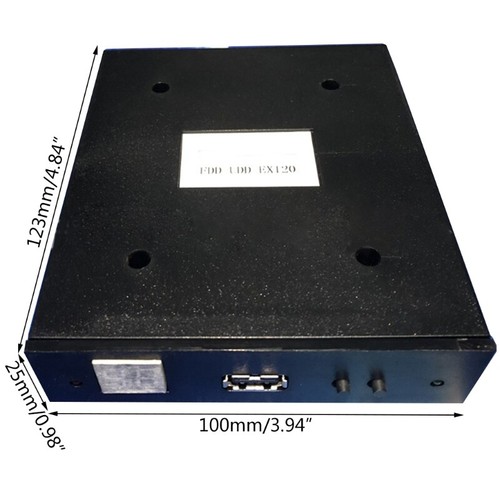 SSD Floppy Drive 3.5in 1.2MB USB Floppy Drive Emulator Plug & for Play Easy Inst - Afbeelding 5 van 5