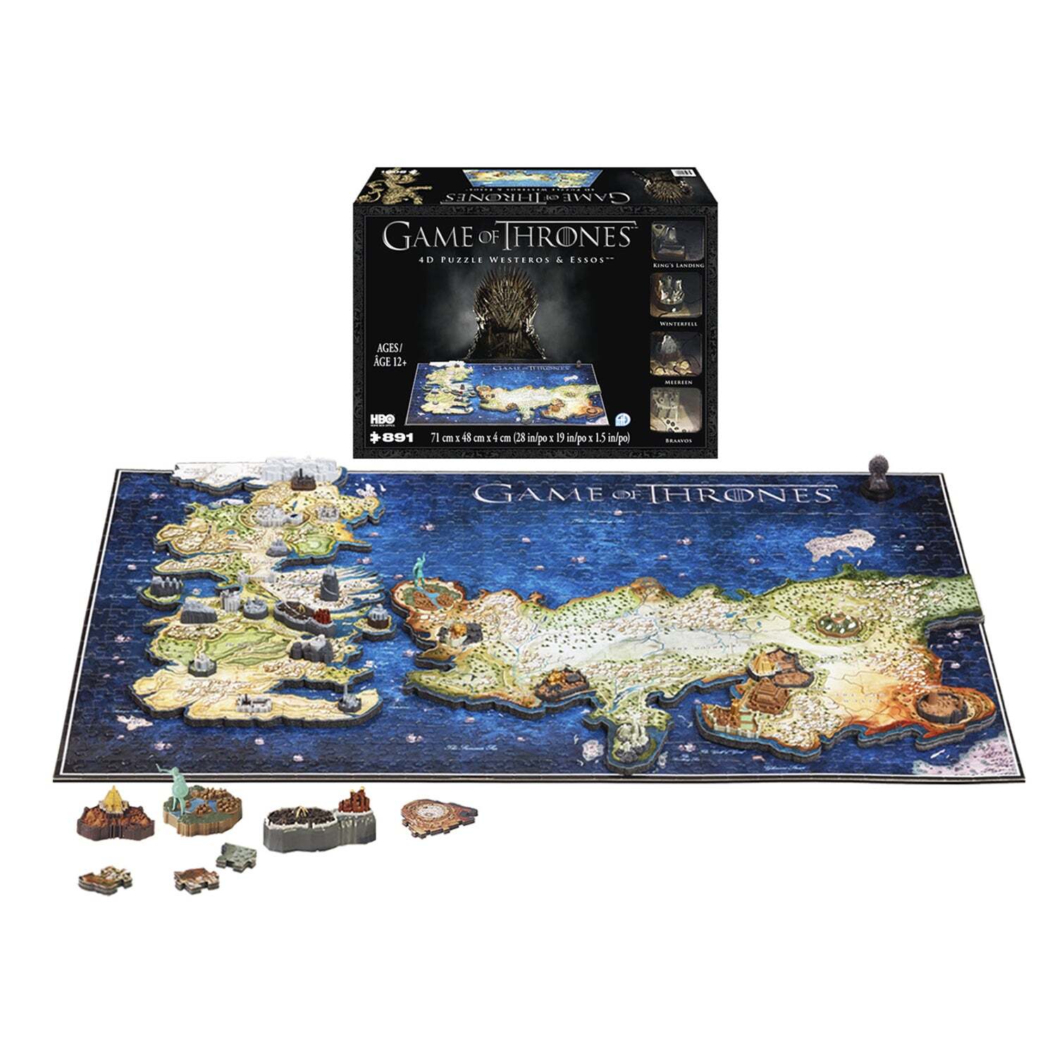 4D Game of Thrones: Westeros and Essos Puzzle Niagamas Lestari