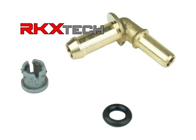 RKX Metal Water Pump to Thermostat Outlet Tube JLR C2Z28258 LR049990 L494 L405