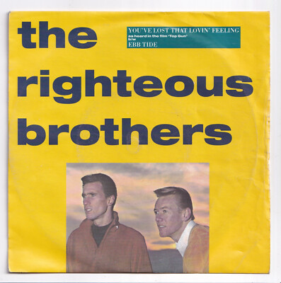 (AE168) The Righteous Brothers, You've Lost That Loving Fee- 1990 - 7 inch vinyl