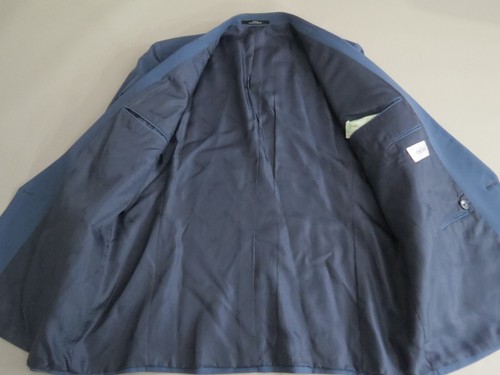 Saint John Paris London Made in West Germany slate blue bespoke suit 46 R - Bild 8 von 16
