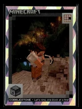 2024 Panini Minecraft - Crafting Chronicles Cubic Foil - #141 Cobblestone