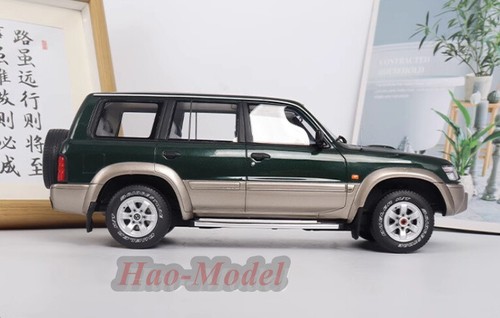 OTTO 1:18 NISSA PATROL GR Y61 1998 Model Resin Diecast Metal Toy Ornament Green - Foto 11 di 13