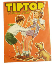 Vintage Tip Top Coloring Book, 1942 1988, Saalfield Publishing Company