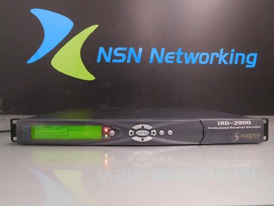 Scopus IRD-2900 IRD-2980 Professional Satellite Receiver Decoder DVB ATSC