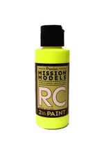 Mission Models RC Fluorescent Yellow Polycarbonate/Lexan Paint 2oz MIOMMRC-043
