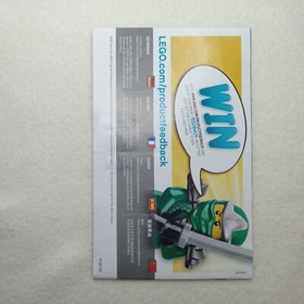 LEGO 70744, Ninjago Airjitzu Wrayth assembly booklet