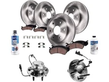 For Avalanche Brake Pad and Rotor and Wheel Hub Kit Detroit Axle 39677GCXR